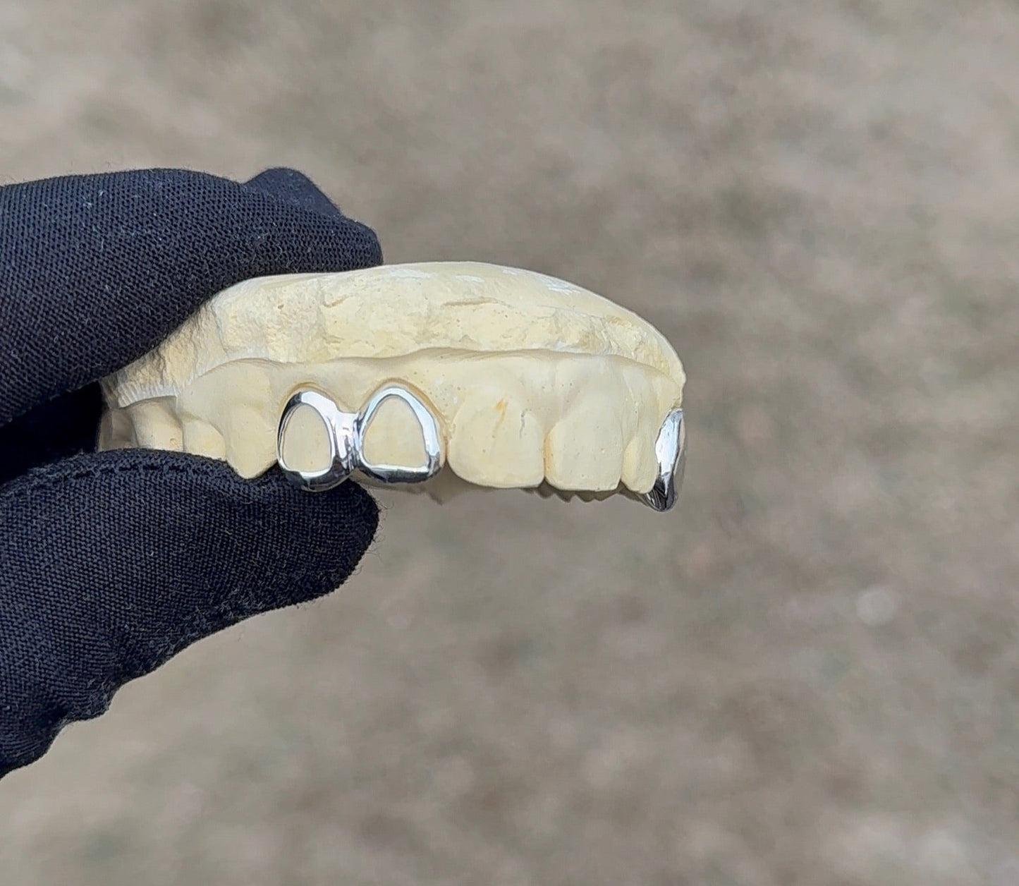 Silver Two Teeth