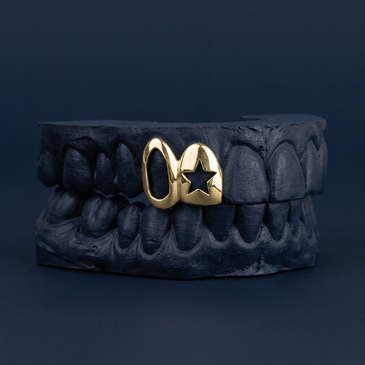 Gold Open Face And Star Cut Out