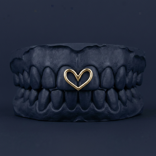 Gold Open Heart Ornament
