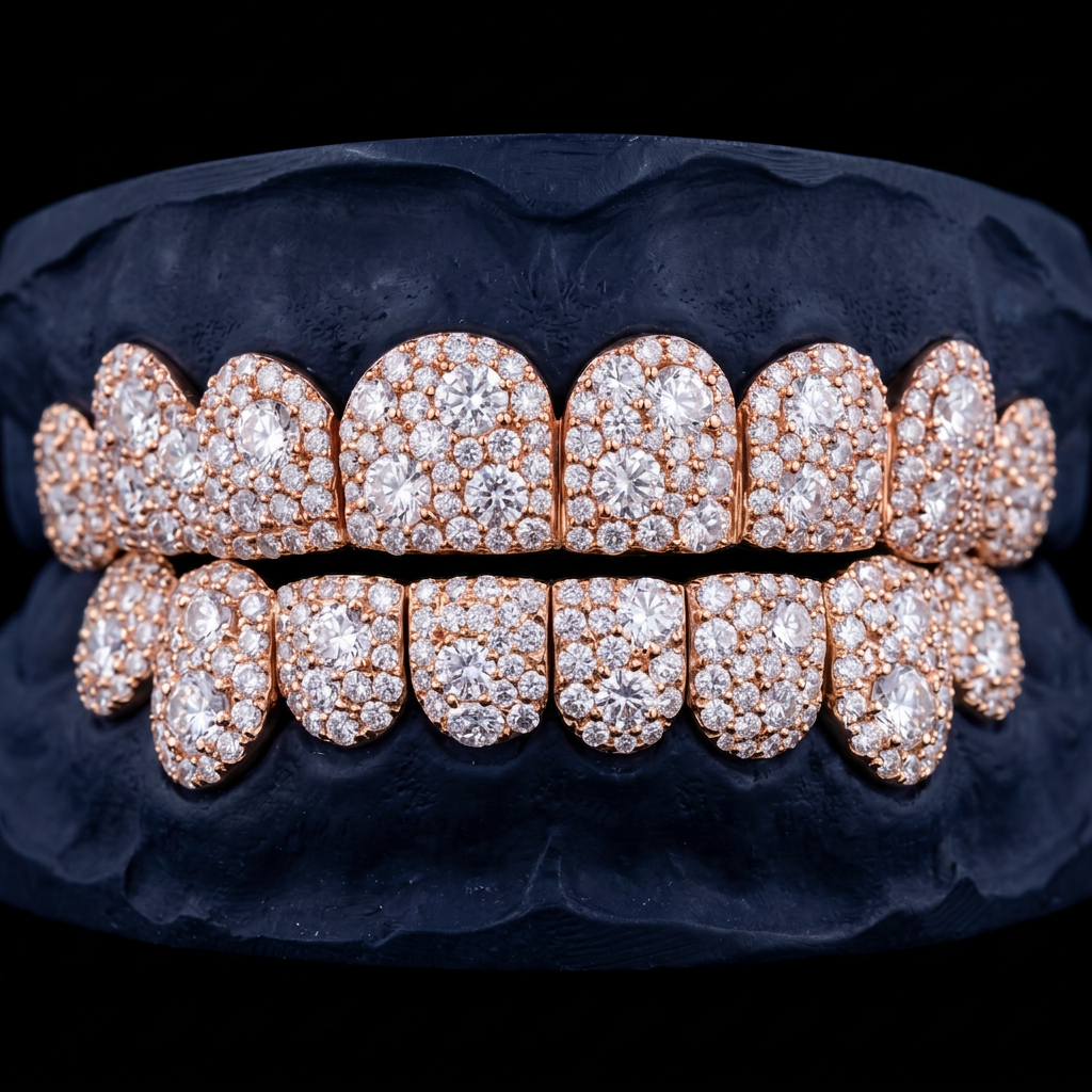 Supernova - Gold Moissanite Galaxy Grillz