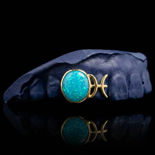 Gold Zodiac Pisces