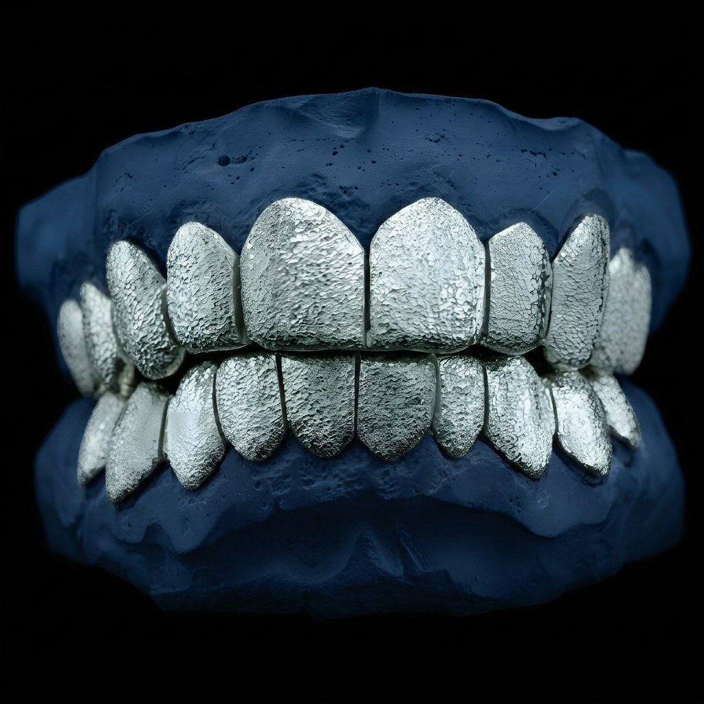 All Silver Grillz
