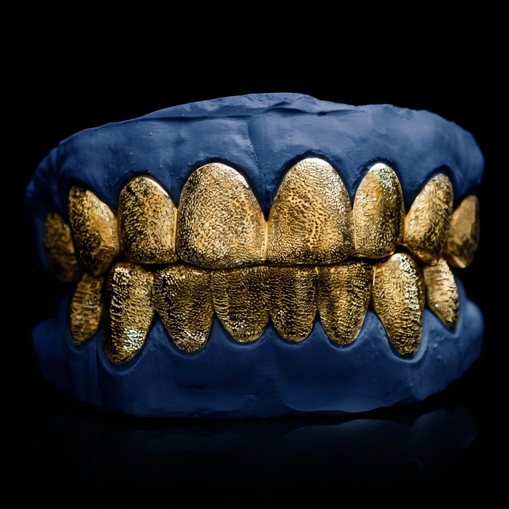 Stardust Sluggs - Silver Diamond Dust Grillz - custom grillz, view 2
