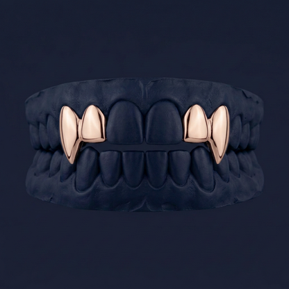 Wolf Pack - Gold Four Teeth Fang Grillz