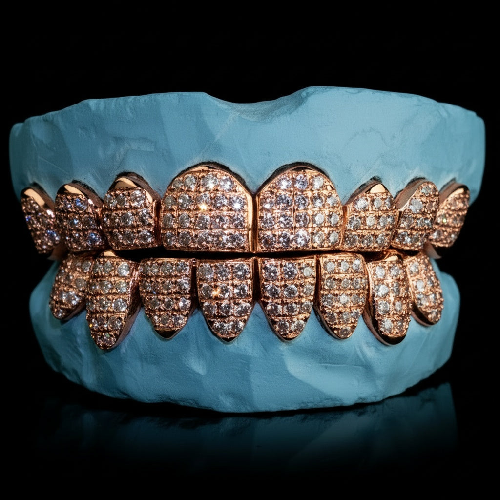 Silver With Moissanaites Straight Setting