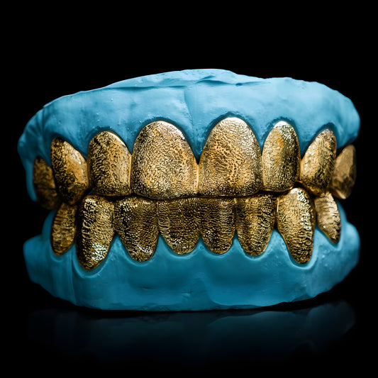 Gold Classic Slugg With Diamond Dust