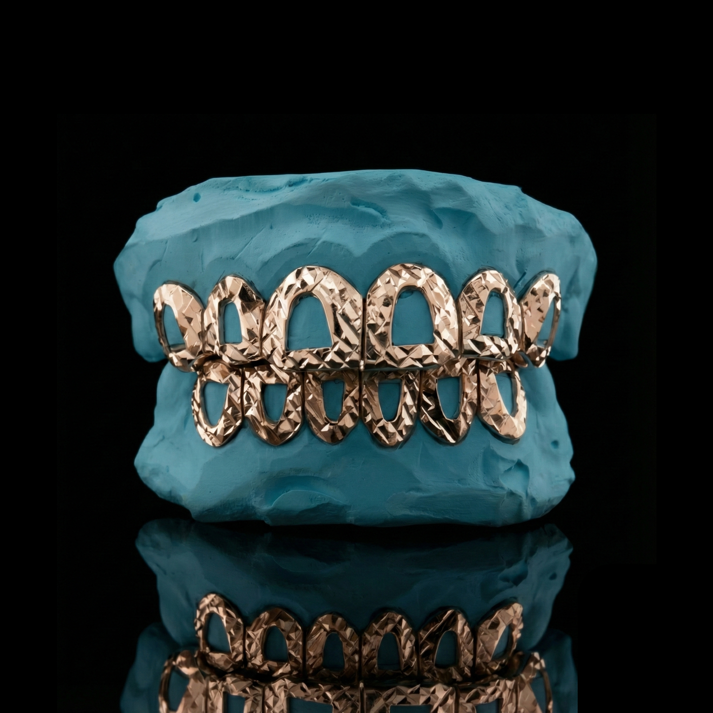 Silver Open Face Classic Slugg with Diamond Cut