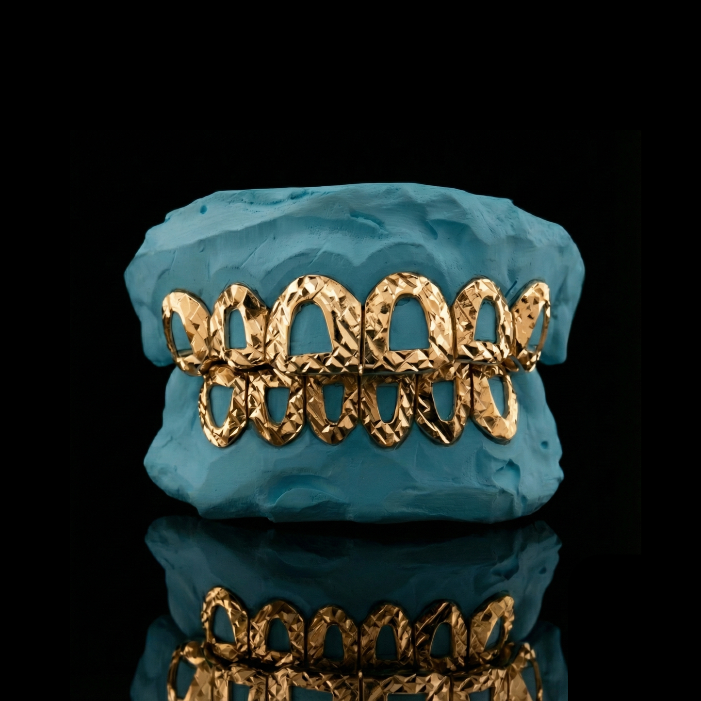 Silver Open Face Classic Slugg with Diamond Cut