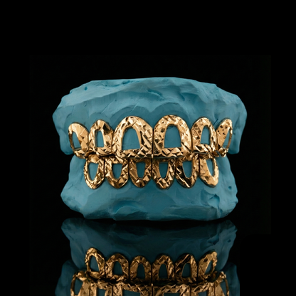 Silver Open Face Classic Slugg with Diamond Cut