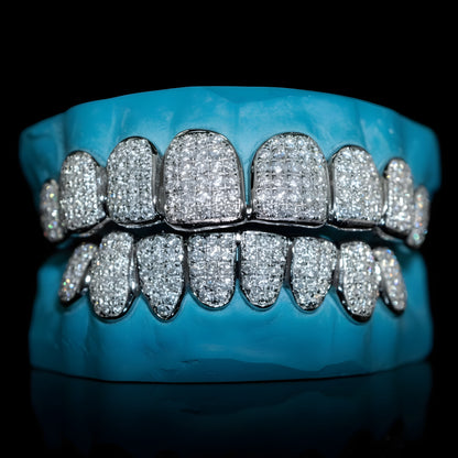 Silver With SI-1 Diamonds Straight Setting