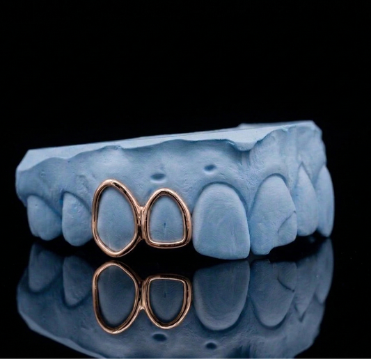 Gold Two Teeth OpenFace