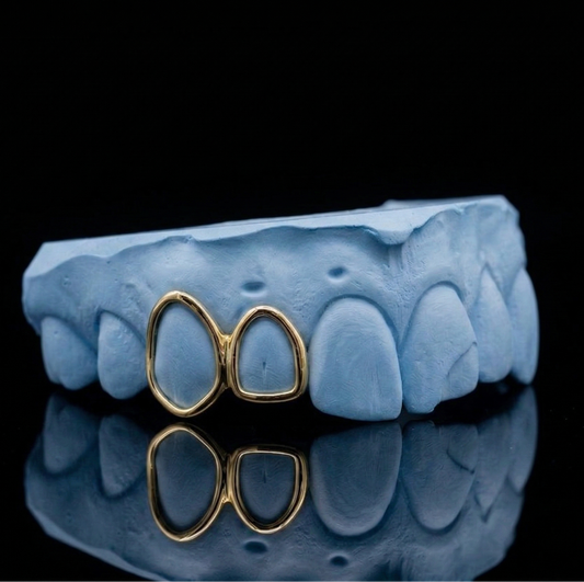 Gold Two Teeth OpenFace