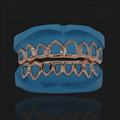 Gold Open Face Grillz