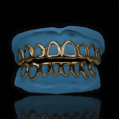 Gold Open Face Grillz