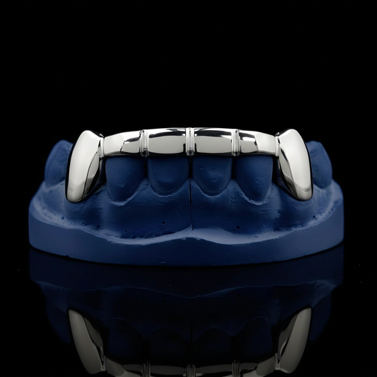 Bar Code - Silver Bar Grillz
