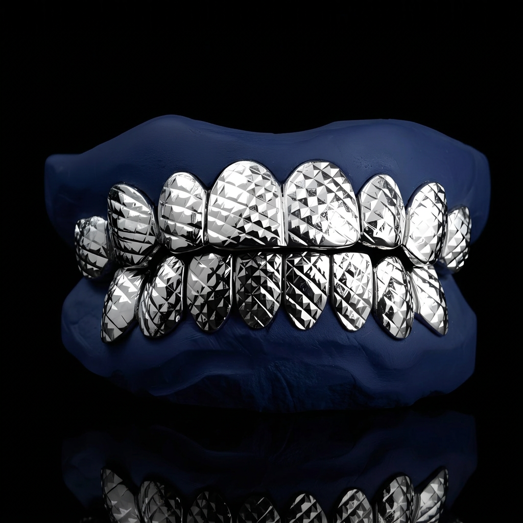 Crystal Cut Sluggs - Gold Diamond Cut Grillz