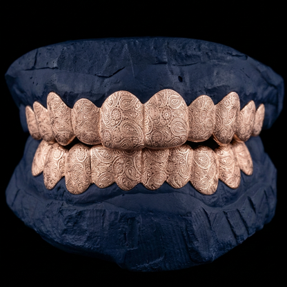 Bandana - Silver Paisley Grillz