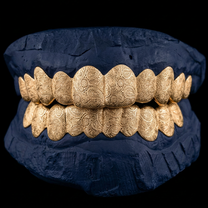 Bandana - Silver Paisley Grillz