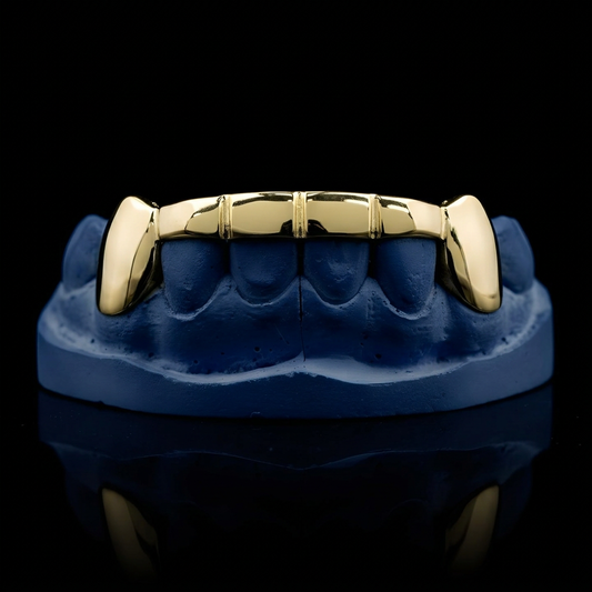Bar Code - Gold Bar Grillz