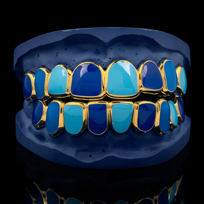 Candy Paint - Silver Enamel Grillz