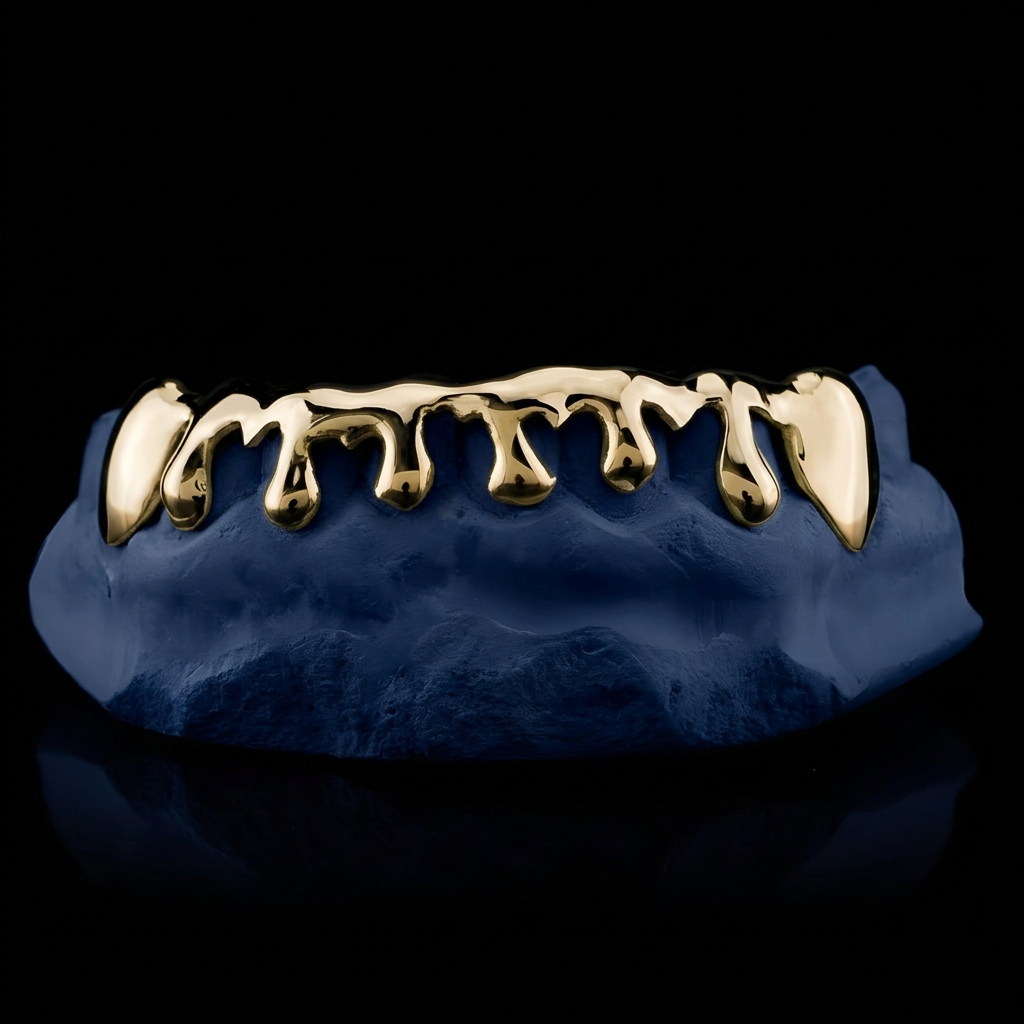 Meltdown - Silver Drip Grillz