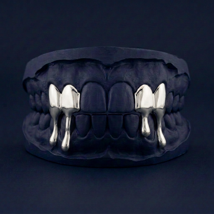 Silver Four Teeth Drip