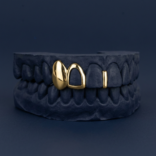 Gold Cap Open Face And Bar