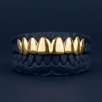 Gold Eight Tooth Solid Top