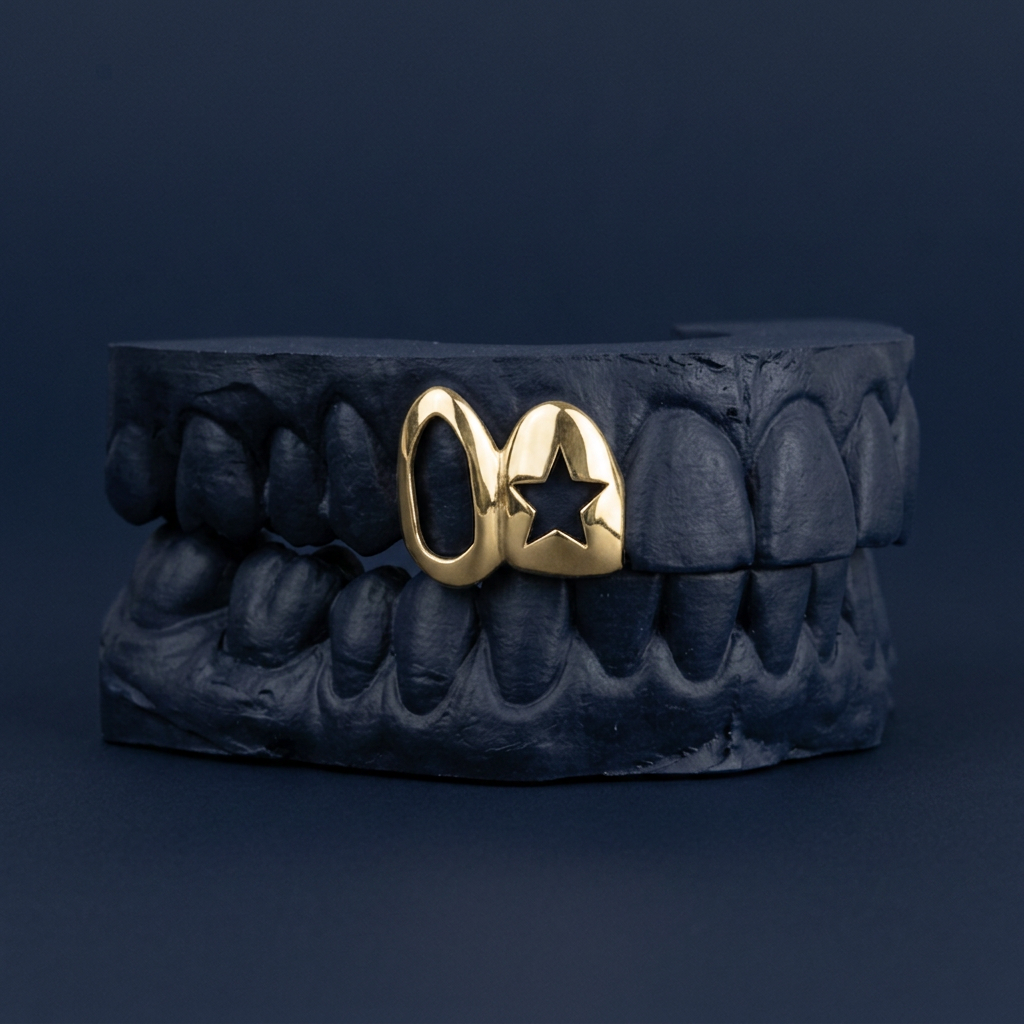 Gold Open Face And Star Cut Out