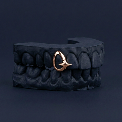 Single Star Ornament rose gold plated