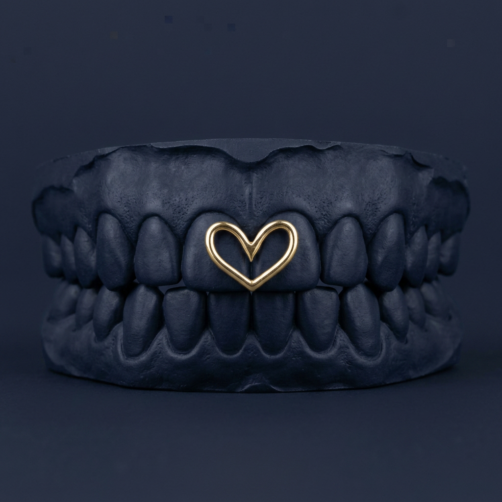 Gold Open Heart Ornament