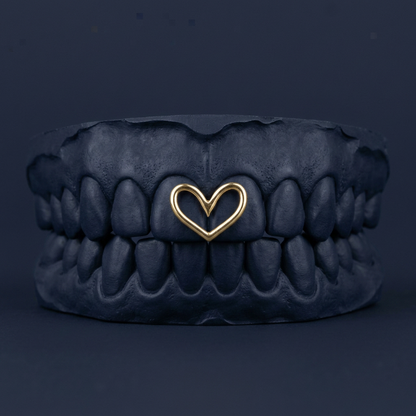 Gold Open Heart Ornament