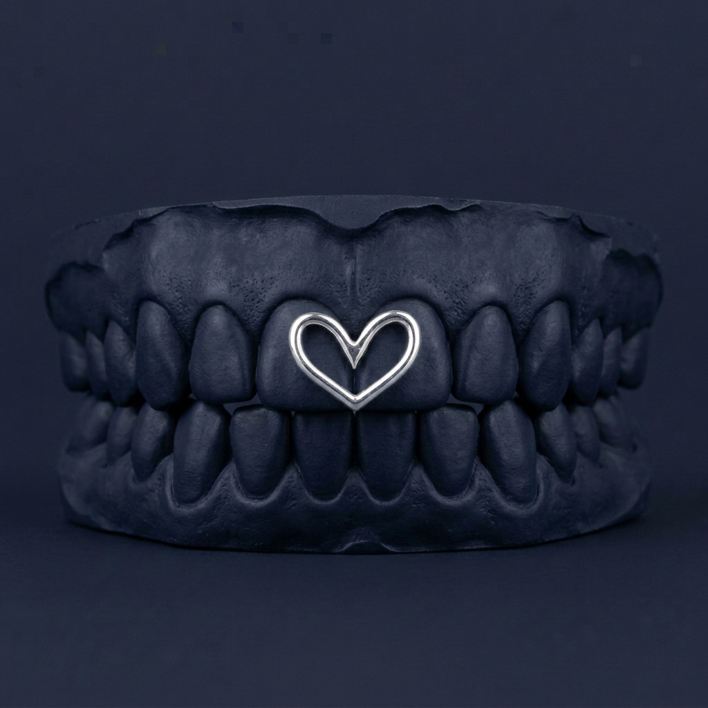 Silver Open Heart Ornament