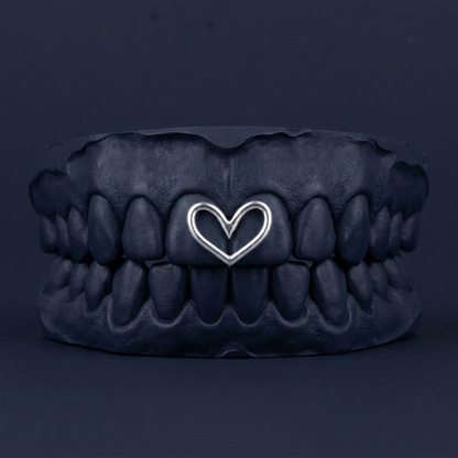 Silver Open Heart Ornament
