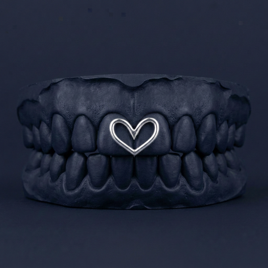Silver Open Heart Ornament