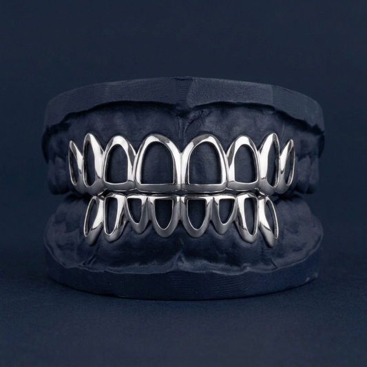 Silver Sixteen Tooth Open Face