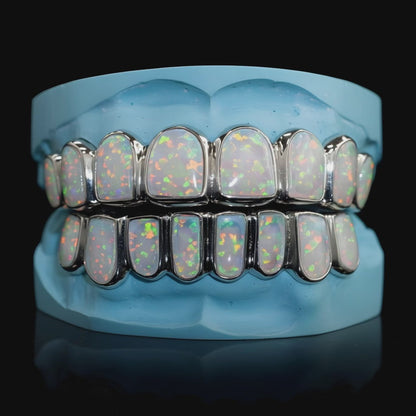 Gold Opal Grillz