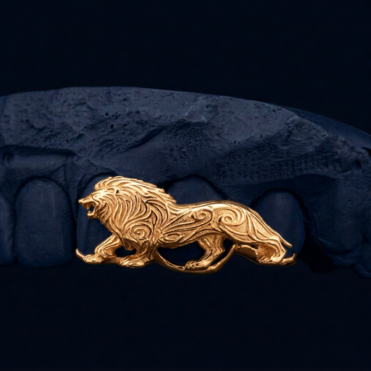 Pride - Gold Lion Grillz