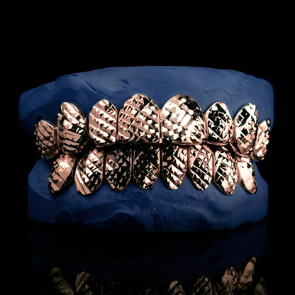 Crystal Cut Sluggs - Gold Diamond Cut Grillz
