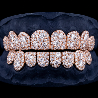 Supernova - Silver Moissanite Galaxy Grillz