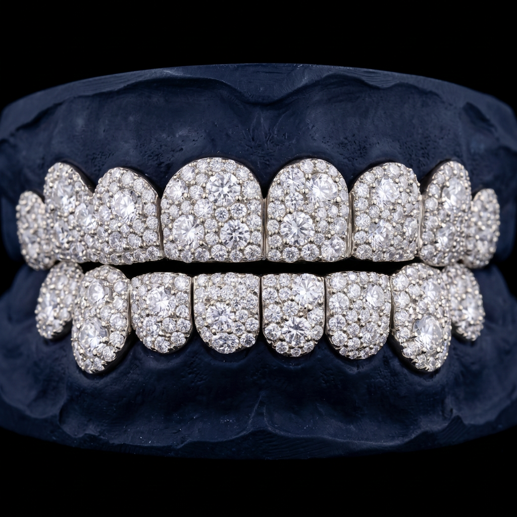 Supernova - Gold Moissanite Galaxy Grillz