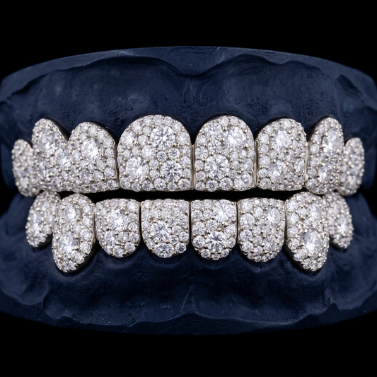 Supernova - Gold Moissanite Galaxy Grillz