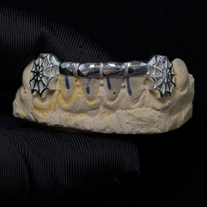Widow - Silver Spider Web Grillz