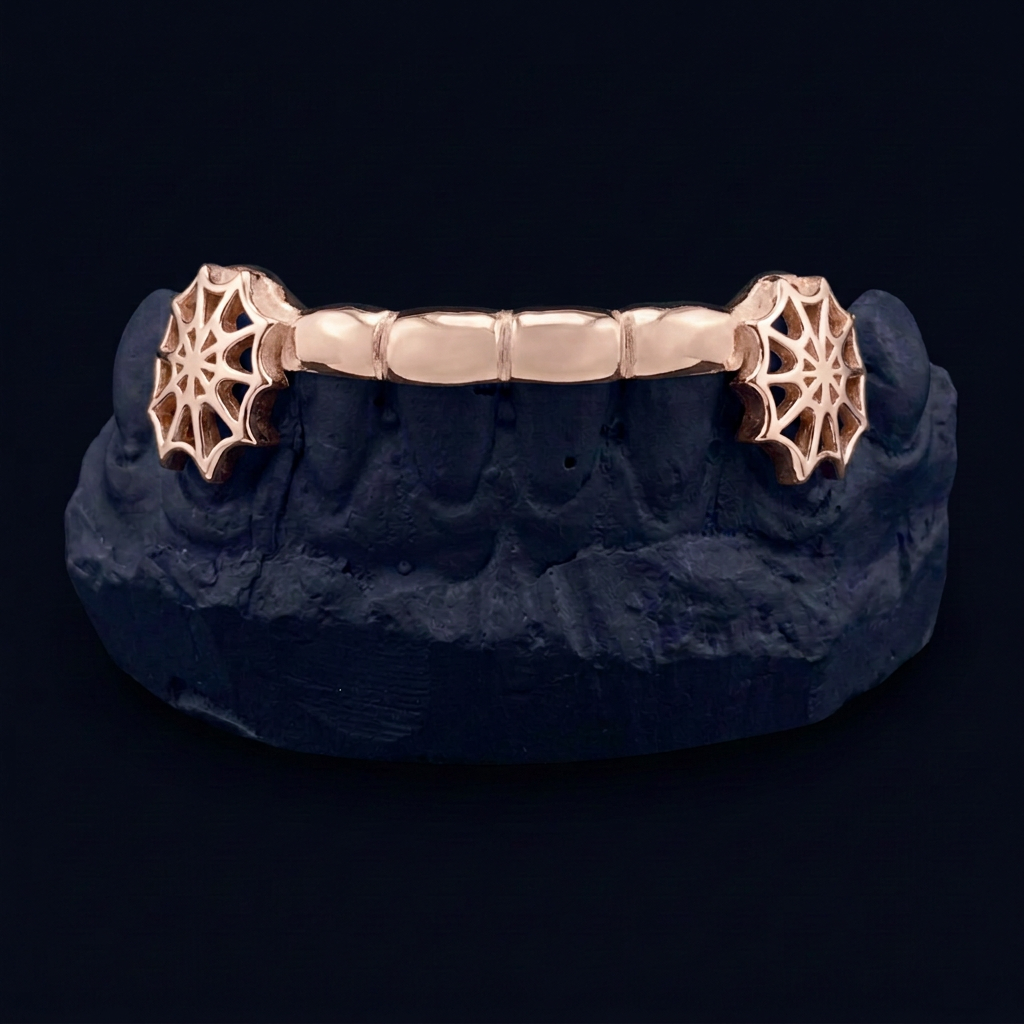 Widow - Silver Spider Web Grillz