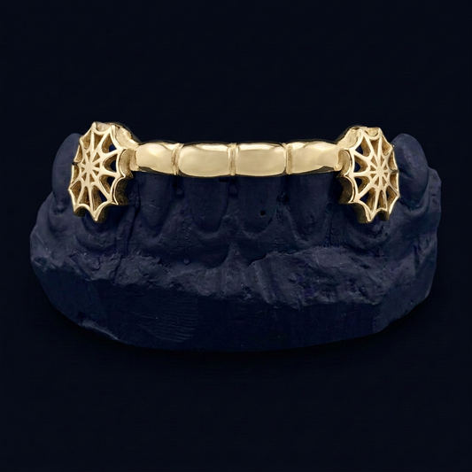 Widow - Gold Spider Web Grillz