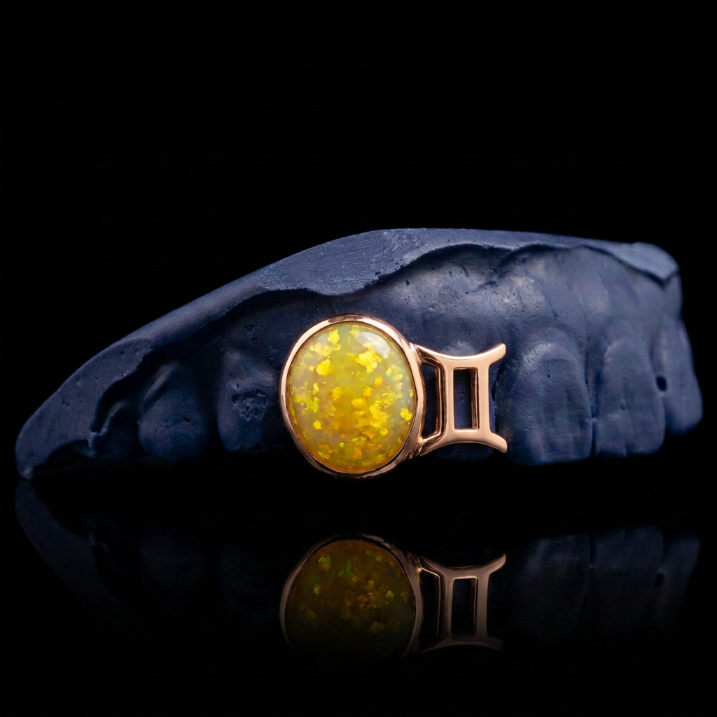 Zodiac Gemini rose gold plated finish
