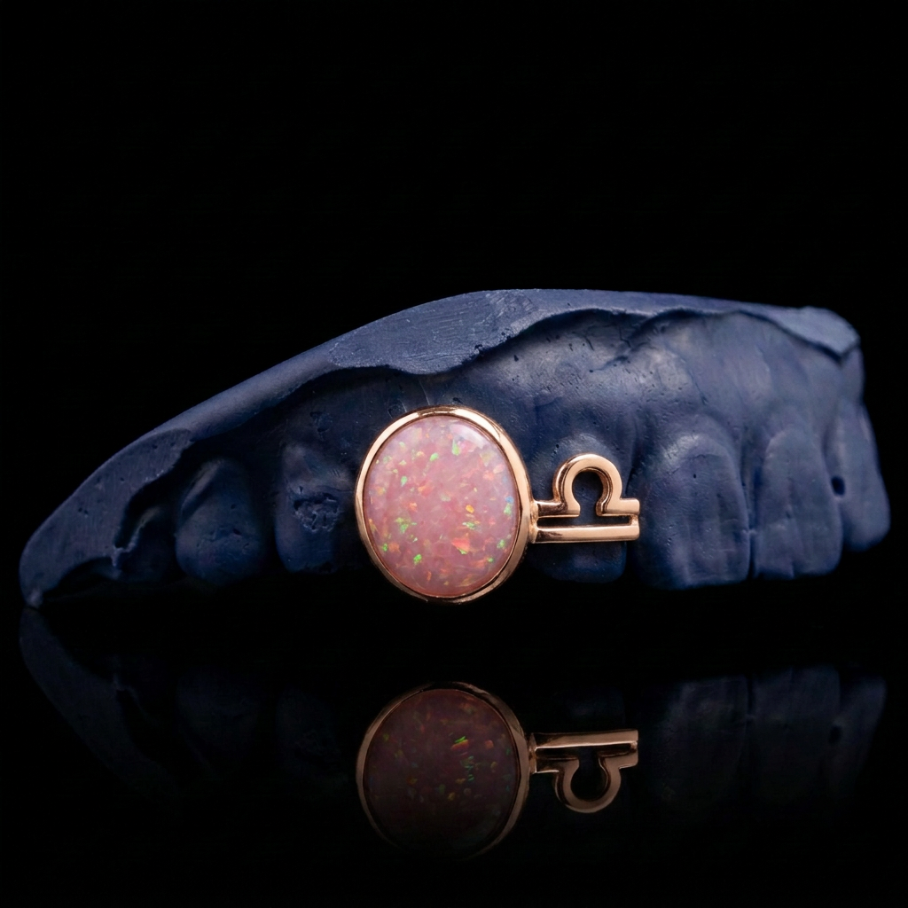Zodiac Libra rose gold plated finish