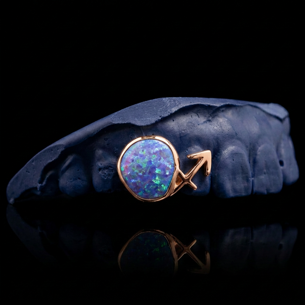 Zodiac Sagittarius rose gold plated finish
