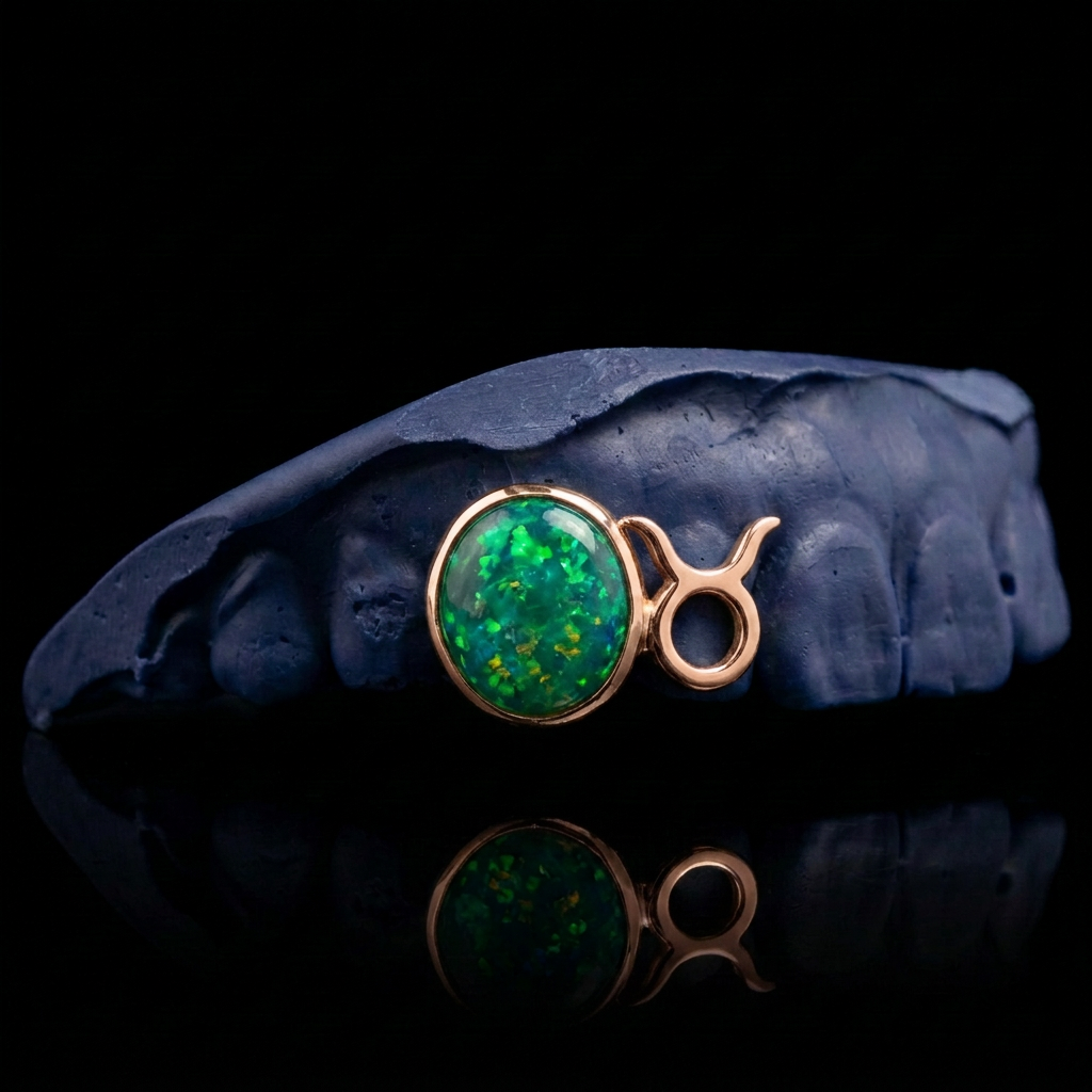 Zodiac Taurus rose gold plated finish